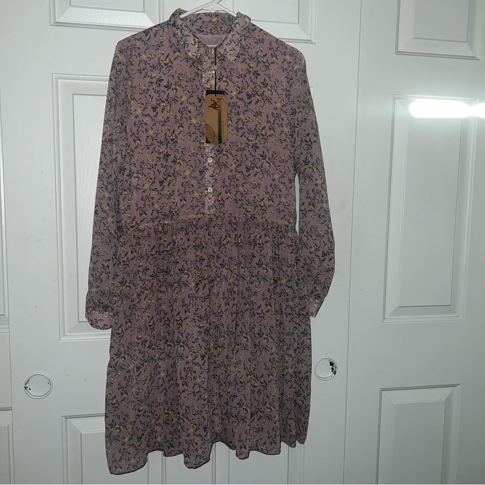 SOAKED Floral Midi Dress